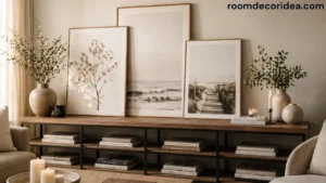 WALL DECOR IDEAS WITHOUT NAILS OR DRILLING
