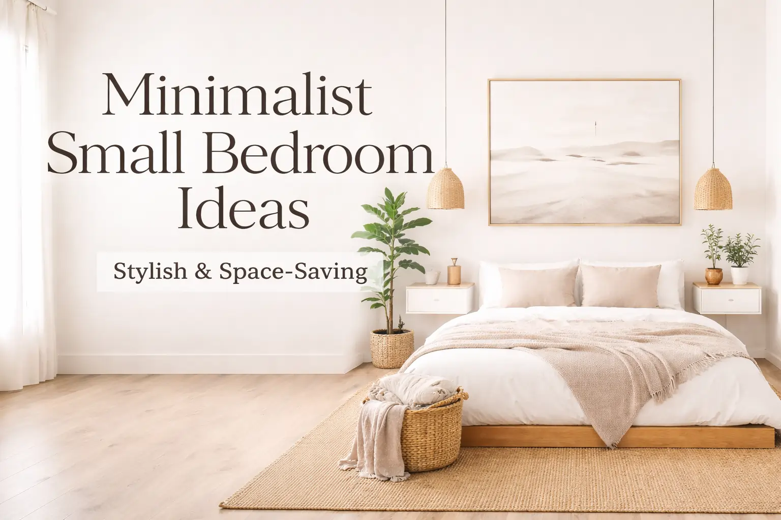 Minimalist Bedroom Decor Ideas for Small Bedrooms