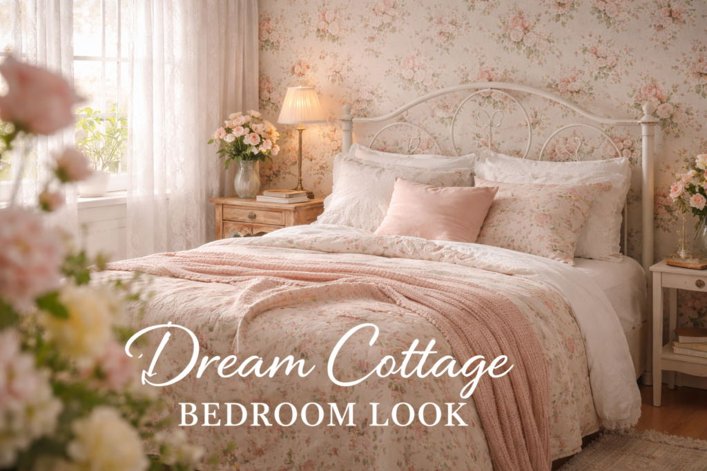 Small English Cottage Bedroom Makeover on a Budget