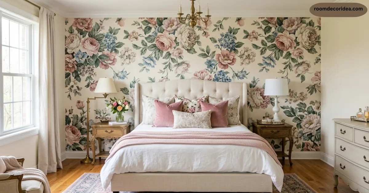Wallpaper Décor for a Bedroom