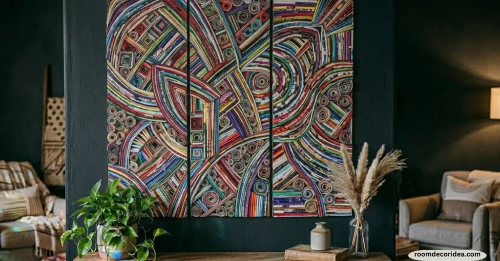 Wall Decor Ideas Using Waste Material