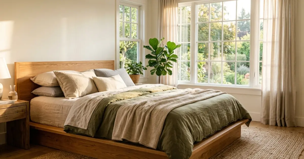 organic bedroom Organic Modern Bedroom Decor